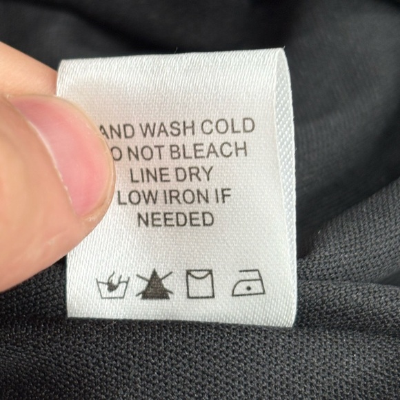 Altar’d State Black Puff Long Party Casual Sleeve Midi Square Neck Dress Small - Picture 13 of 14